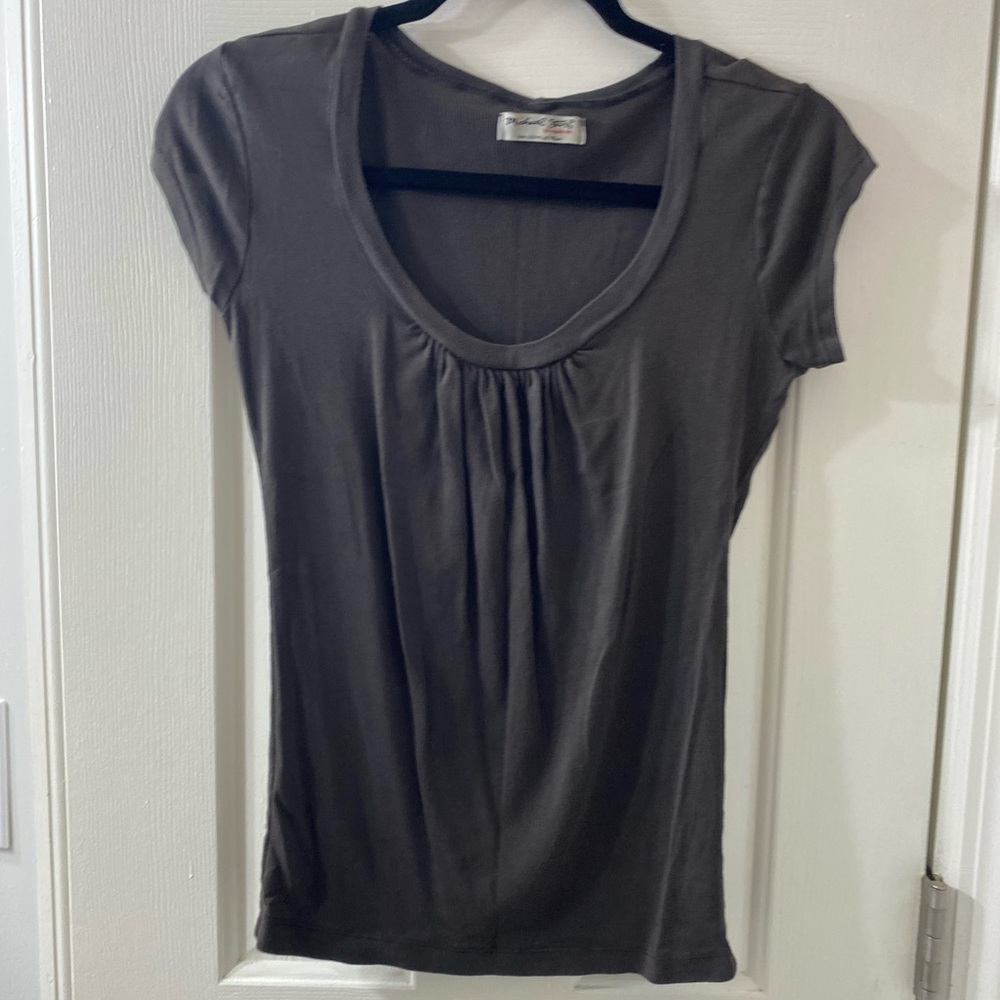 Michael Stars short sleeve scoop neck